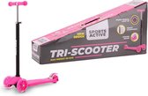 Johntoy Sports Active City Tri-scooter roze/zwart