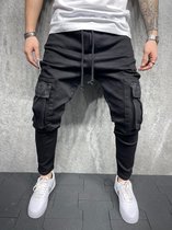 Skinny Jeans Mannen Gescheurde Jeans Mannelijke 2021 Nieuwe Casual Gat Straat Hip Hop Slanke Denim Broek Man Mode jogger Broek