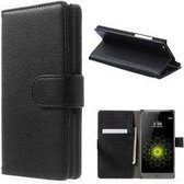 LG G5 Hoesje Wallet Case Zwart