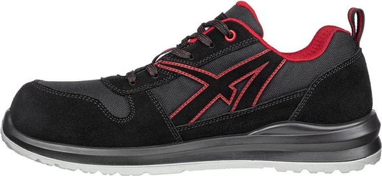 Albatros CLIFTON LOW SRC 648700210000042 Chaussures de sécurité S3 Pointure (EU): 42 noir, rouge 1 paire(s)