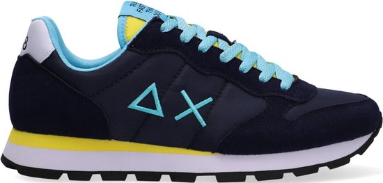 Sun68 Tom Solid Nylon Men Lage sneakers - Heren - Blauw - Maat 46 | bol.com
