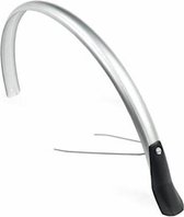 Eurofender Achterspatbord Snello 28 Inch 46 Mm Pvc Zilver/zwart