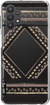 Casetastic Samsung Galaxy A32 (2021) 5G Hoesje - Softcover Hoesje met Design - Oriental Stripes Print
