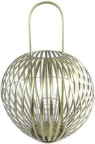 Non-branded Windlicht Ciaran 36,5 X 53,5 Cm Staal Goud