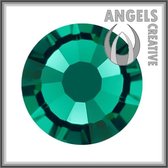 HOTFIX RHINESTONES SS10 EMERALD, 123 STUKS