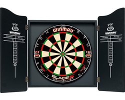 Winmau dartkabinet Pro-Line zwart