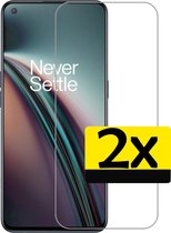 OnePlus Nord CE Screen Protector 5G Version - OnePlus Nord CE 5G écran protecteur en Glas de protection - OnePlus Nord CE écran protecteur en Glas Extra fort - 2 Pièces