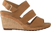 Gabor 825.1 Sandalen - Met Sleehak - Dames - Camel - Maat 40,5