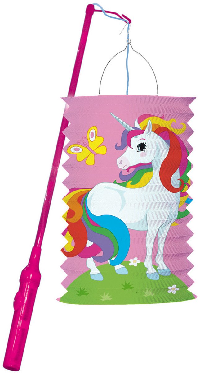 Amscan Lampion Unicorn 40 Cm Papier Roze