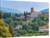 Basilica San Miniato al Monte in Florence - Foto op Canvas - 150 x 100 cm