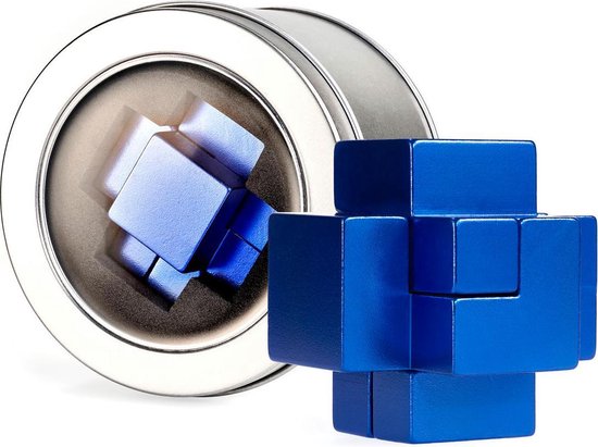 Afbeelding van het spel Eureka 3d Puzzle Breinbreker Puzzel In Blik Blauw
