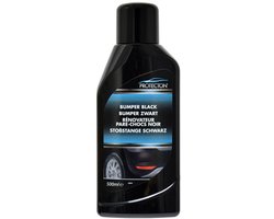 Protecton Bumper Zwart - Herstelt de originele glans - Intensiveert de kleur – Voor kunststof bumpers, spoilers, deurspiegels & rubber - 500ml