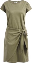 WE Fashion Dames Jurk met knoopdetail - Maat L