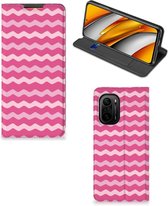 GSM Hoesje ontwerpen Xiaomi Mi 11i | Poco F3 Fotohoesje Waves Pink