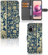 Coque photo Xiaomi Redmi Note 10S | 10 Coque de téléphone 4G Fleurs beiges