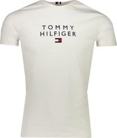 Tommy Hilfiger T-shirt Wit Normaal - Maat S - Heren - Herfst/Winter Collectie - Katoen