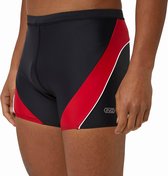 Inq Medley Tight Zwembroek Zwart/Rood Heren - Maat XXL