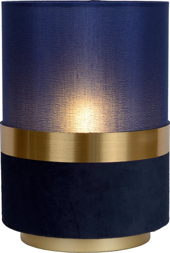 Lucide EXTRAVAGANZA TUSSE - Lampe de table - Ø 15 cm - 1xE14 - Bleu