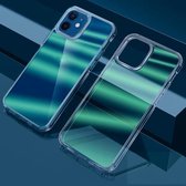 Dazzle Color TPU + PC Transparante beschermhoes voor iPhone 12 (groen licht)