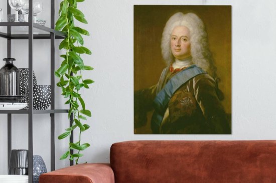 Peintures sur toile - Wilhelm VIII, landgrave de Hesse- Kassel - peinture de Philip van Dijk - 60x80 cm - Décoration murale