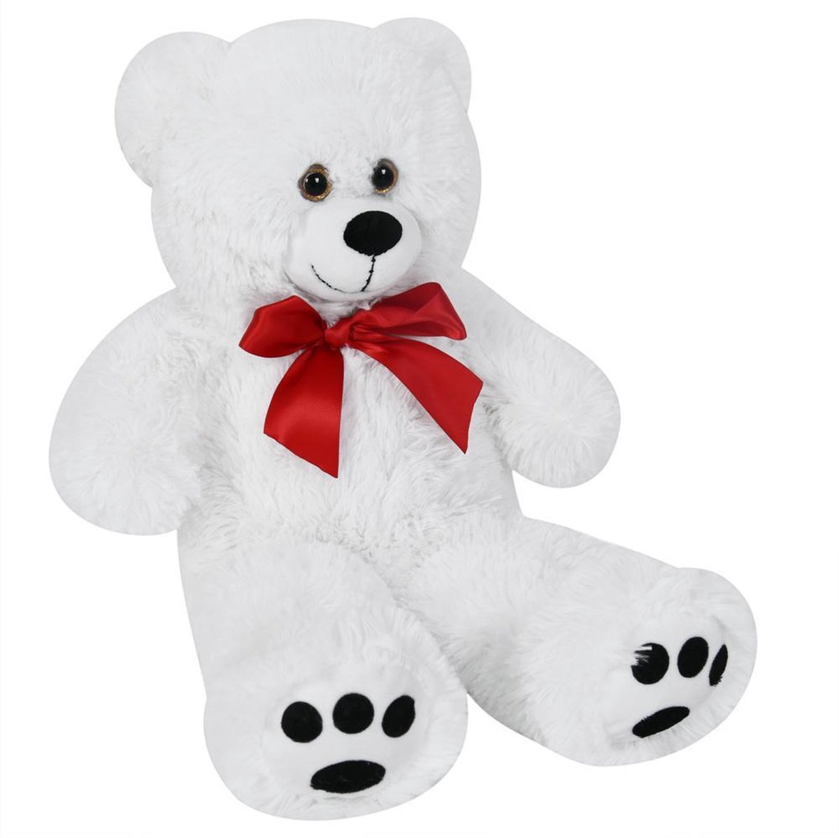 Nounours Ours en peluche 50cm Teddy Bear doux - blanc - Cdiscount Jeux -  Jouets