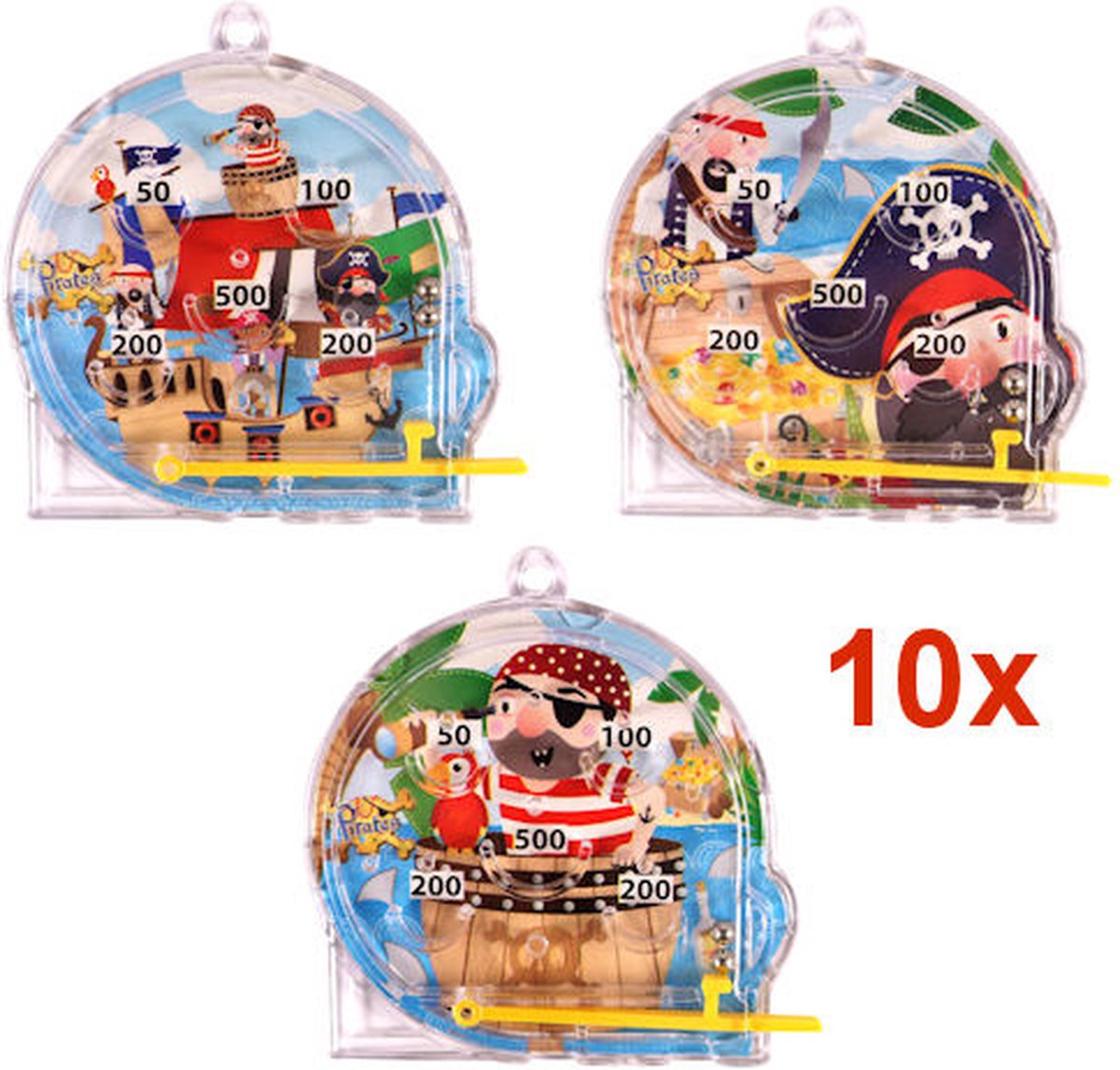 10 STUKS - LUXE PIRATEN - Traktatie Doos - INCLUSIEF SPEELGOED - Traktaties Uitdeelcadeaus voor Verjaardagen en Kinderfeestjes — afbeelding 5