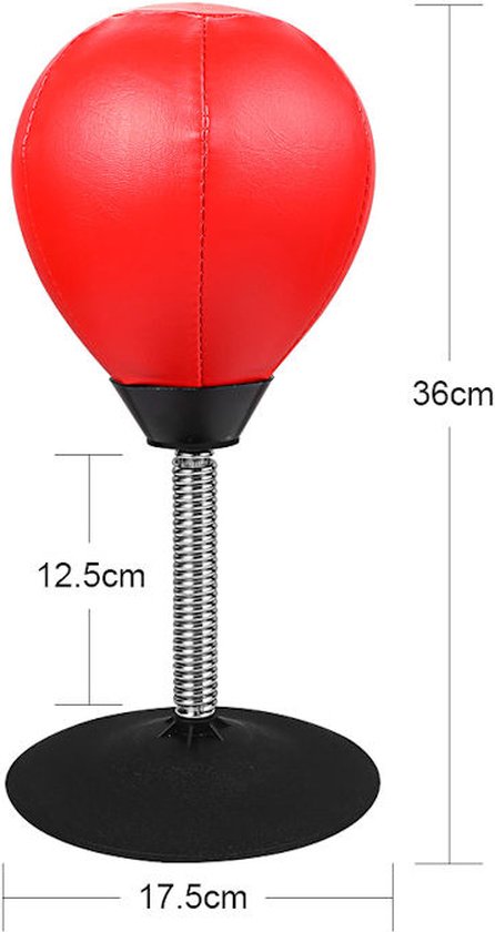 Punching Ball Bureau Anti-stress Ressort Ventouse Sac De Frappe De