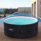 |bubbelbad| jacuzzi | jacuzzi Opblaasbaar | In- & Outdoor | 7 personen | Drop-Stitch | 130 massagejets | met verwarming | 1120 liter | Incl. afdekking | Bubble Spa & Wellness Massage