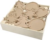 Christmas Frames. 14x14 cm. 4 mm. mdf. 20 pc. 4 pc