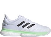 adidas Performance Solecourt M Heren Tennisschoenen wit 48 2/3