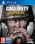 Call of Duty: WWII PS4 cover met close-up van soldaat met helm.