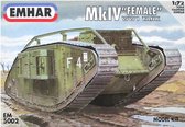 Emhar | EM5002 | Mk.IV female ww1 heavy battle tank | 1:72
