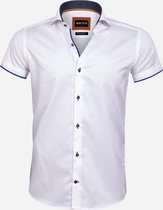 Overhemd Korte Mouw 75575 Taranto White
