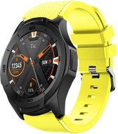 Ticwatch Pro silicone band - geel - 46mm