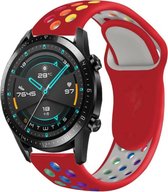 Huawei Watch GT sport bandje - rood kleurrijk - 42mm