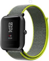 Geschikt voor Xiaomi Amazfit Bip nylon band - fluoriserend - 42mm