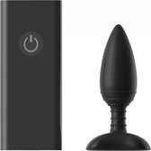 ACE MEDIUM Remote Control Vibrating Butt Plug - Black