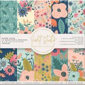 Violet Studio - Paperpad 15x15 cm - Florals