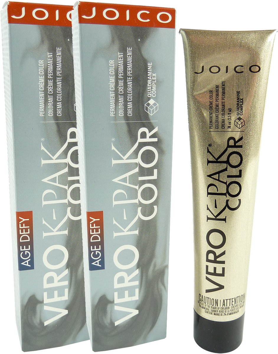 Joico Age Defy Vero K-Pak Color 9GC+ Permanente haarkleur Multipack 2x74ml