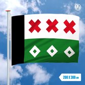 Vlag Willemstad 200x300cm