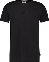 Purewhite -  Heren Regular Fit  Essential T-shirt  - Zwart - Maat XXL