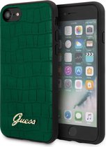 Guess Crocodile Back Case - Geschikt voor Apple iPhone 7/8/SE (2020) - Groen