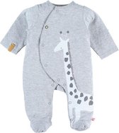 noukie's , pyjama, katoen , grijst , giraf , 6 maand 68