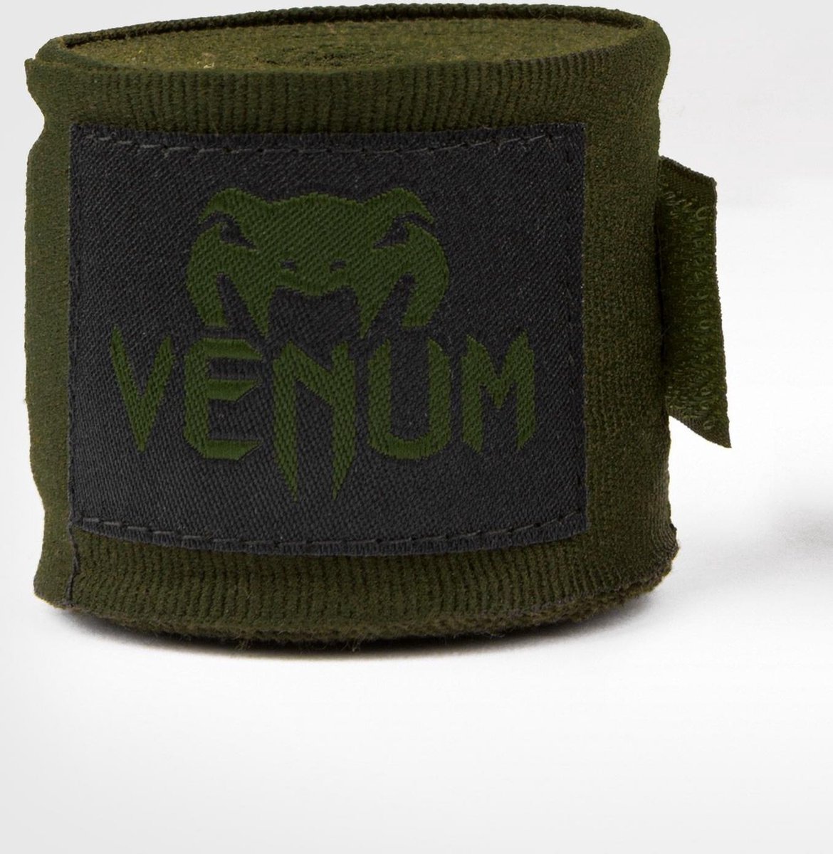 Venum Kontact Serie - Boksbandages - Khaki/Zwart - 4m - Elastisch Katoen
