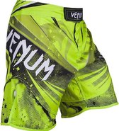Venum Fightshorts Galactic MMA Shorts Neo Yellow XS - Jeansmaat 30