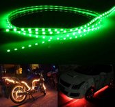 5 STKS 45 LED 3528 SMD Waterdichte Flexibele Auto Strip Licht voor Auto Decoratie, DC 12 V, lengte: 90 cm (Groen Licht)