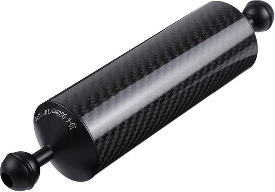 Puluz 10 Inch 27 5 Cm Lengte 60 Mm Diameter Dubbele Ballen Koolstofvezel Drijvende Bol Com