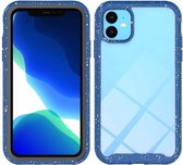 Voor iPhone 11 schokbestendig sterrenhemel PC + TPU beschermhoes (blauw)