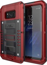 Metalen valbestendig + schokbestendig + stofdicht beschermhoes met volledige dekking voor Galaxy S8 + (rood)