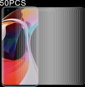 50 STUKS 0.26mm 9H Oppervlaktehardheid 2.5D Explosieveilige gehard glas Halve schermfilm voor Xiaomi MI 10